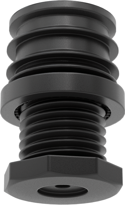 Presle Takılan Sert Tesviye Montajı, 1-1/8" İç Çap ve 1-1/4" Dış Çaplı Ayaklar için