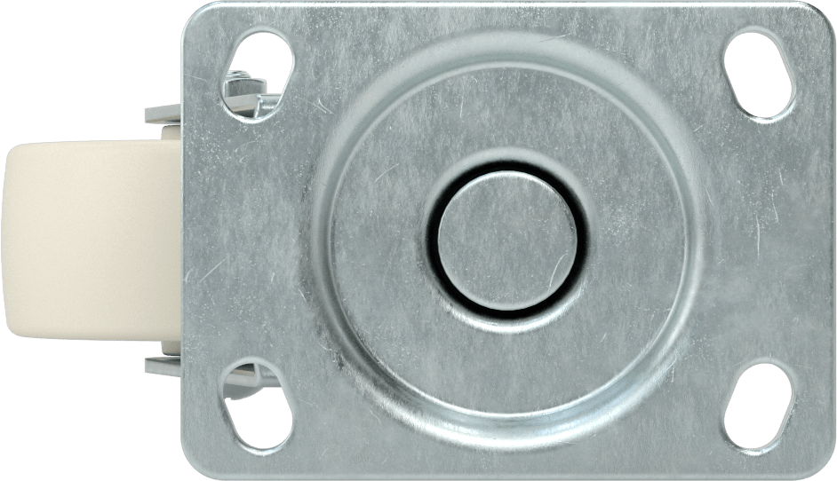 3-3/4" x 2-3/4" Plakalı Parlak Yüzeyli Tekerlek, 3 inç Çapında Naylon Tekerlekli Döner Tekerlek