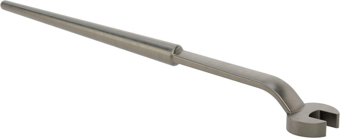 Delik Hizalama için Açık Uçlu Anahtar, 5/8" Boyut, 12 inç Toplam Uzunluk