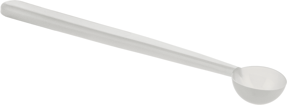 Steril Plastik Ölçü Kaşıkları, Yuvarlak Tabanlı, 1/2 TSP. Kapasite