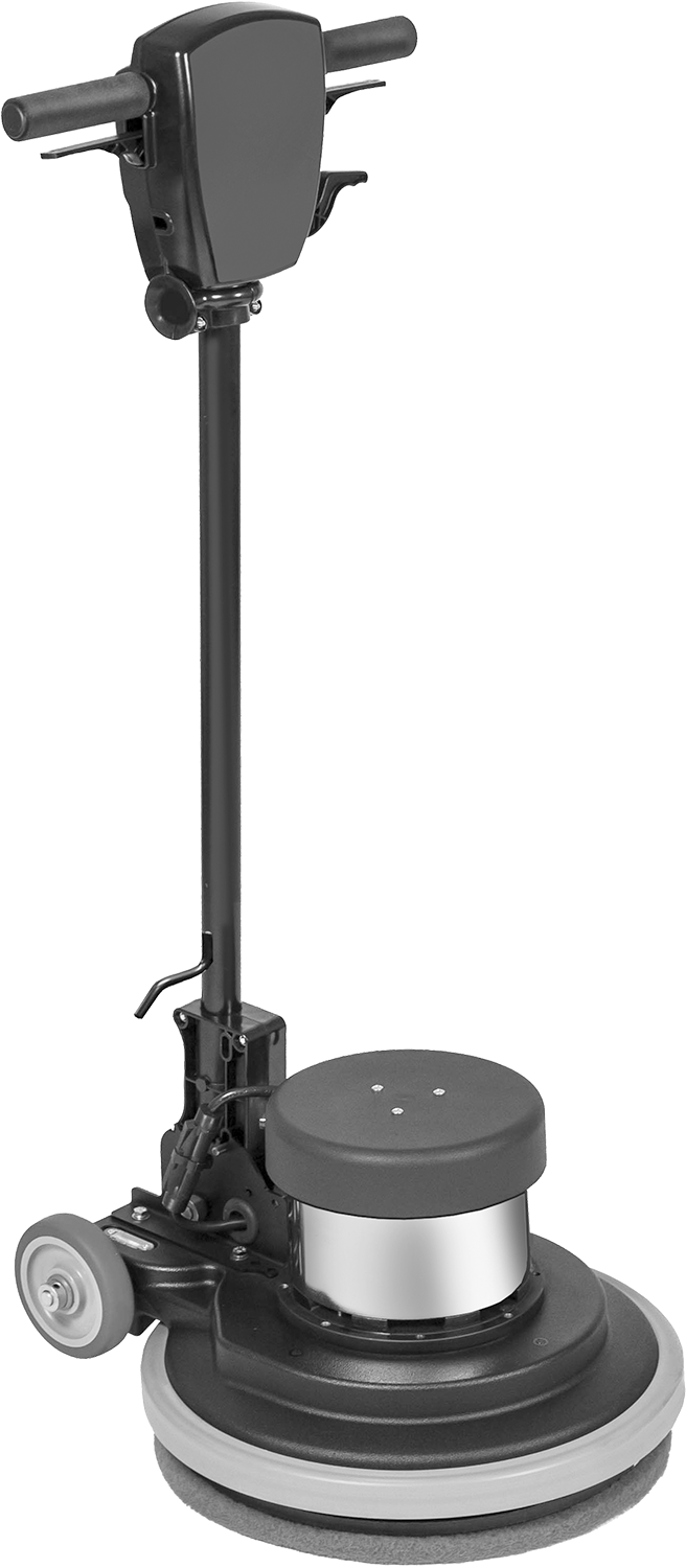 Salıncak Tipi Zemin Parlatıcı/Fırçalama Makinesi, 17" Taban Çapı, 175 rpm Fırça/Ped Hızı