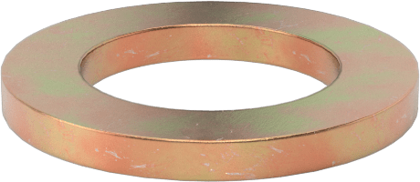 Kadmiyum Kaplama Çelik Mil. Spesifikasyonlu Pul, Düşük Sürtünme, 1/4" Vida Boyutu için, 0.5" Dış Çap, MS27183-54
