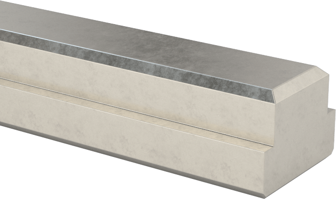 Step Makine Kama Çeliği, Şaftlar için, 18-8 Paslanmaz Çelik, 1/4" Genişlik x 3/32" Yükseklik Mil Yivli