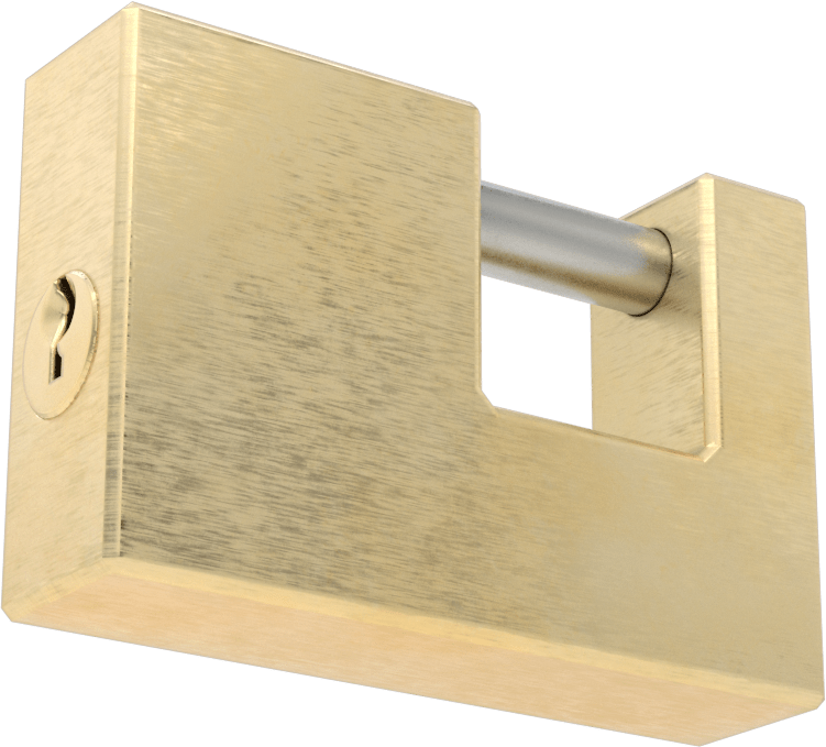 Hava Koşullarına ve Kesilmeye Dayanıklı Asma Kilit, Katı Pirinç Gövdeli, Master Lock 605Dat
