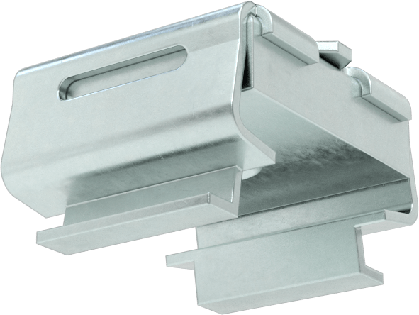 Kafes Somun, Çinko Kaplı Çelik, 10-24 Boyut, 0.025"-0.063" Kalınlıkta Panel için