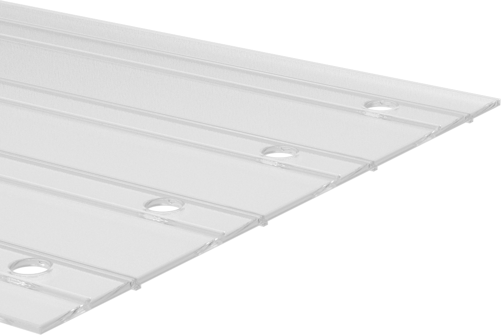 Düşük Sıcaklık Çizilmeye Dayanıklı Kapı Şeridi, 8" Genişlik x 0.07" Kalınlık, 7 Fit Uzunluğunda