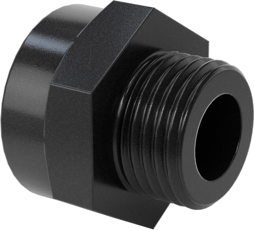 Dişli Adaptör, Naylon Plastik, M16 Dişi - PG-9 Erkek — M16, PG-9, Metric, PG, Conduit, Cord Grip, Electrical Box