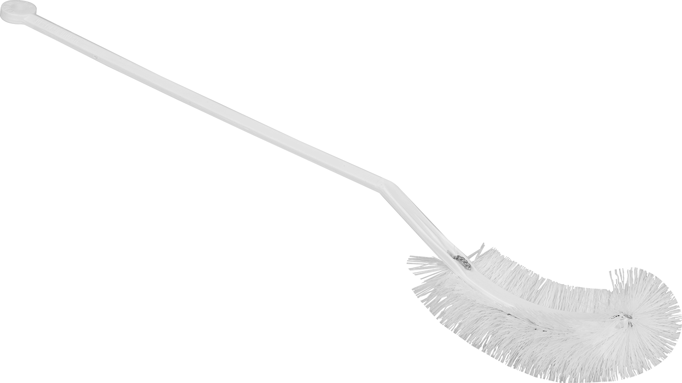 5" Uzunluk x 1-3/4" Çaplı Şişe Fırçası, 17" Toplam Uzunluk — 1 3⁄4", Plastic, Polyester Plastic, 17"