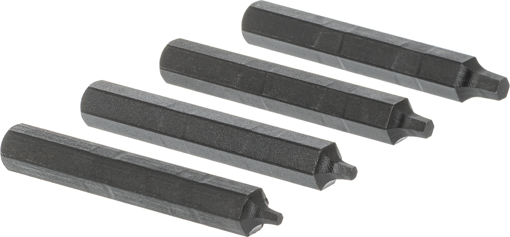 Çıkarıcı Seti, 6 ila 1/4" Düz Başlı Alyan Başlı Vidalar için