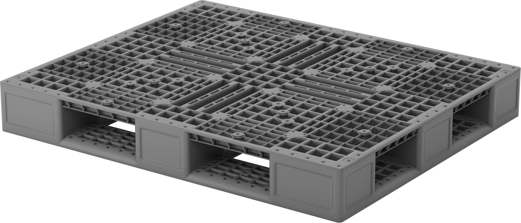 Plastik Palet — Forkliftler, Palet Jakları, Havalandırmalı, Yığınlanabilir