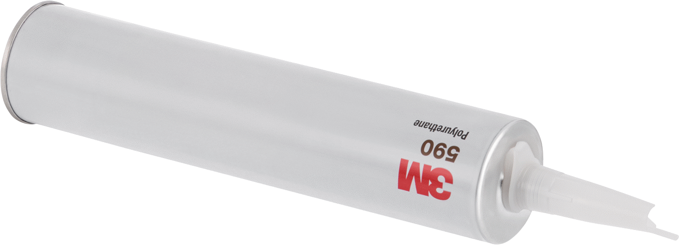 Darbeye Dayanıklı Yapısal Cam Sızdırmazlık Maddesi, 3M Poliüretan Model 590, 10.5 FL. oz. Kartuş