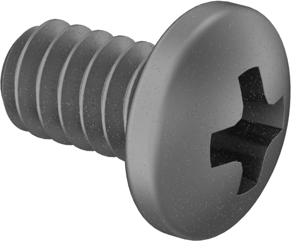 Titanyum Silindir Başlı Phillips Vida, 4-40 Diş, 3/16" Uzunluk