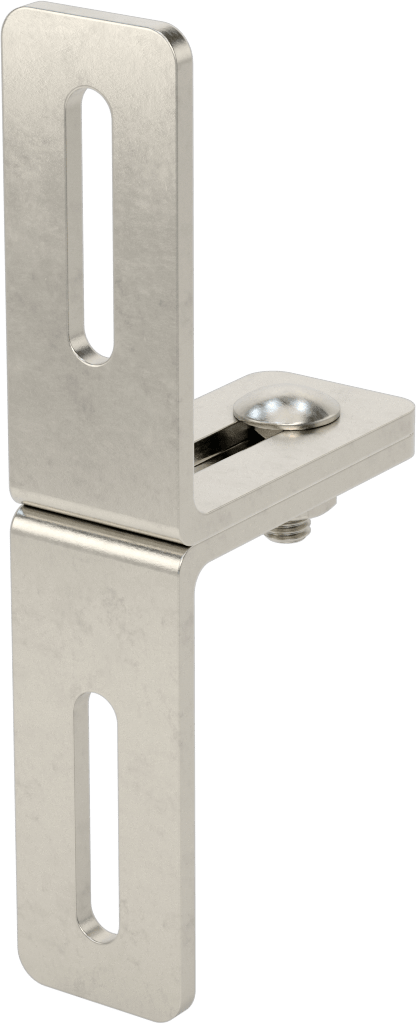 3-1/4" x 7-1/2" x 3/16" İki Parçalı L-Braket