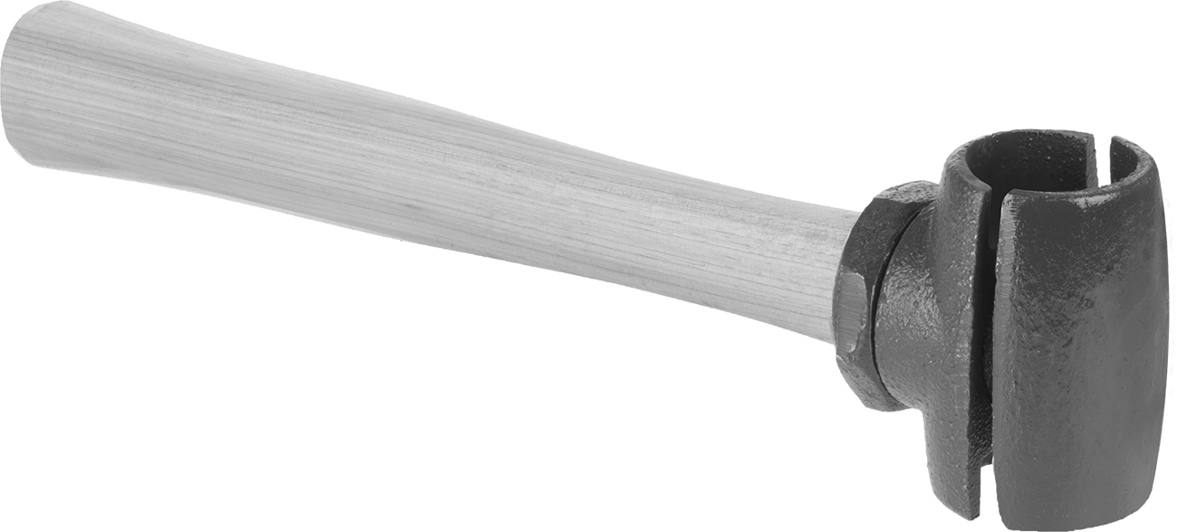 Sıkıştırma Başlıklı Tokmak Gövdesi, 1-1/4" Çaplı Yüz için, 1-1/2 lbs. Baş Ağırlığı