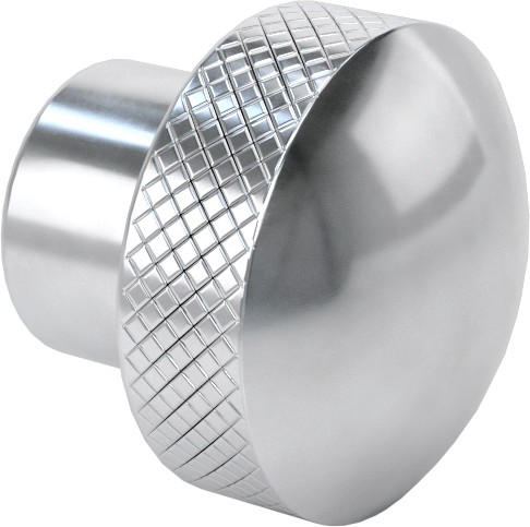 Avuç İçi Tutuşlu Dişli Delikli Topuzlar, 1/4"-20 Dişli Delikli