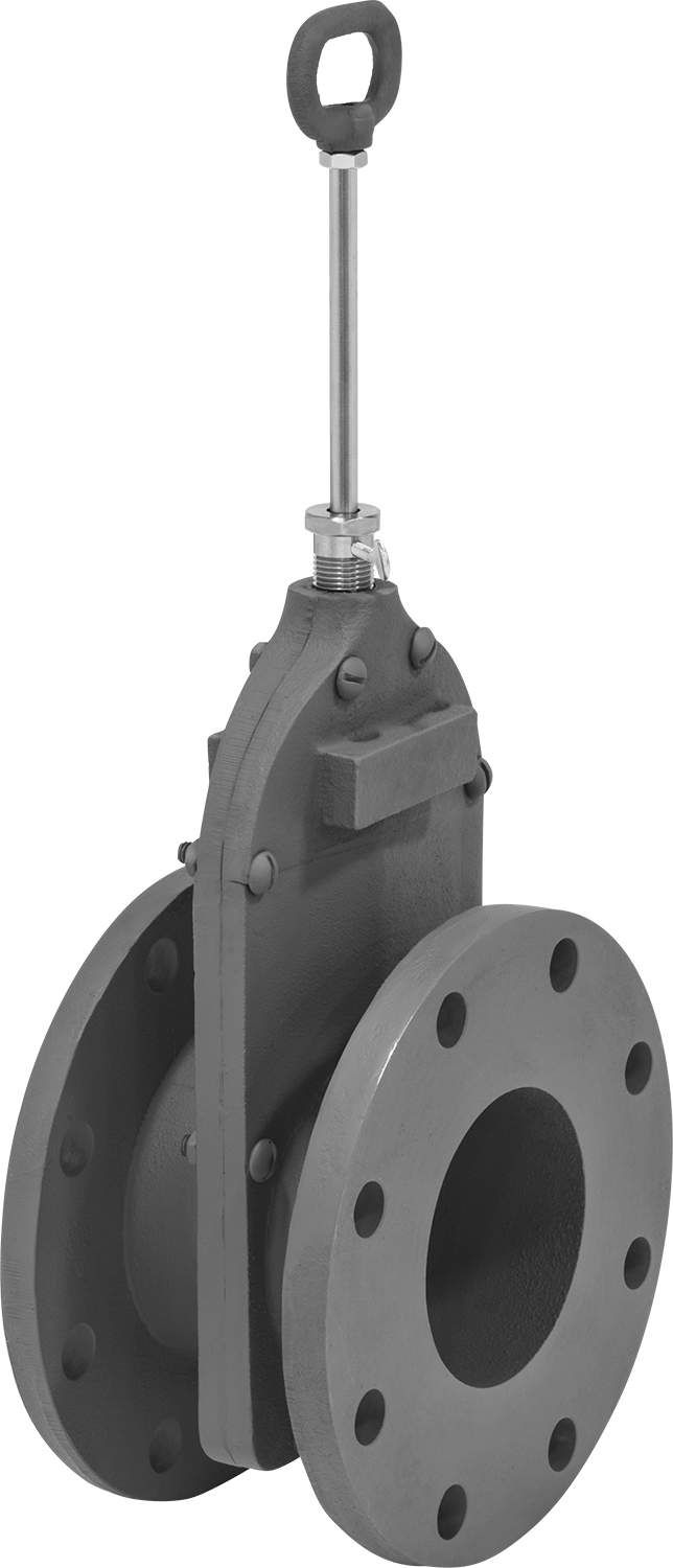 With Pull Handle, Rising Stem, and Eight Bolt Holes