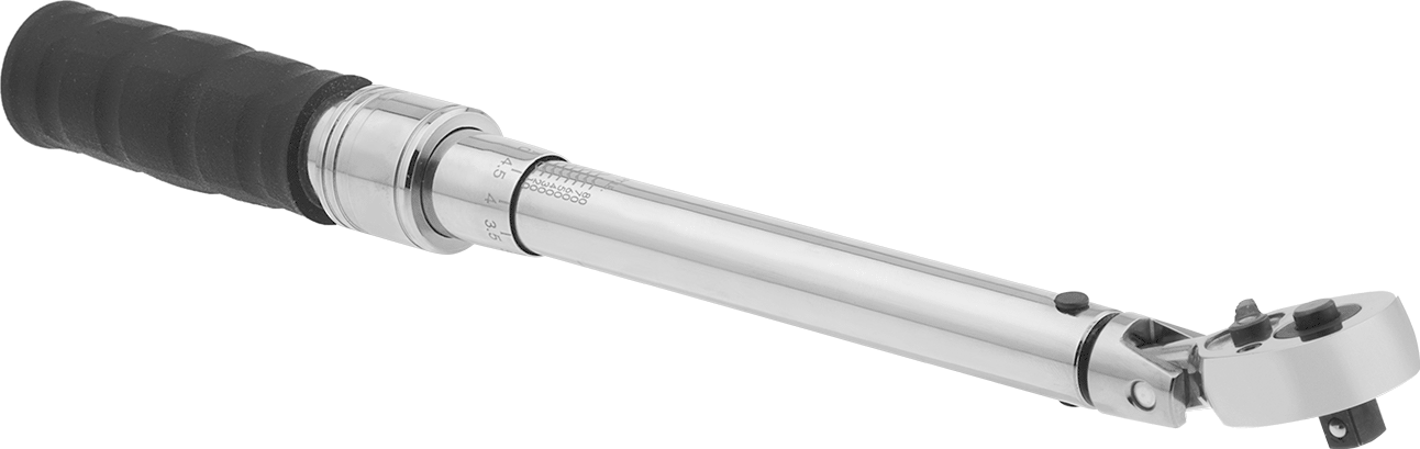 Esnek Başlıklı Ayarlanabilir Tork Anahtarı, 3/8" Kare Tahrik