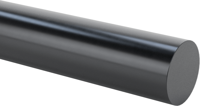 Doğrusal Hareket Mili, Eloksallı 6061 Alüminyum, 1/4" Çap, 18 inç Uzunluk