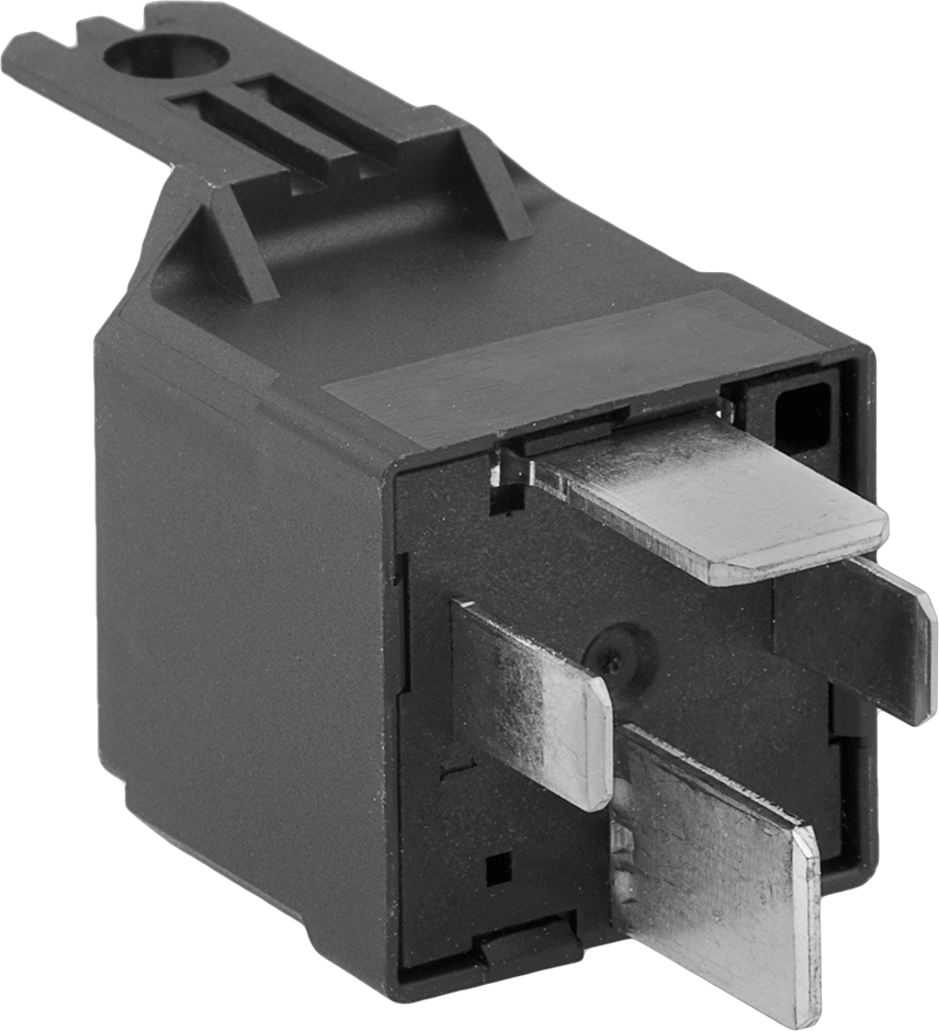 Yüksek Başlangıç Akımı Araç Rölesi, Soket/Yüzeye Montaj, SPST-NO, 4 Terminal, 67mA — 24V DC, 4, 30 amp