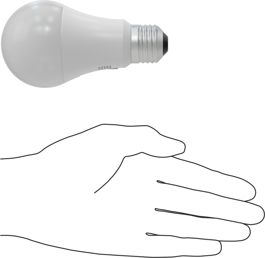 Alacakaranlıktan Şafağa Vidalı Tabanlı Ampul, A19 Ampul, 100 W Eşdeğer Akkor, 1500 lümen