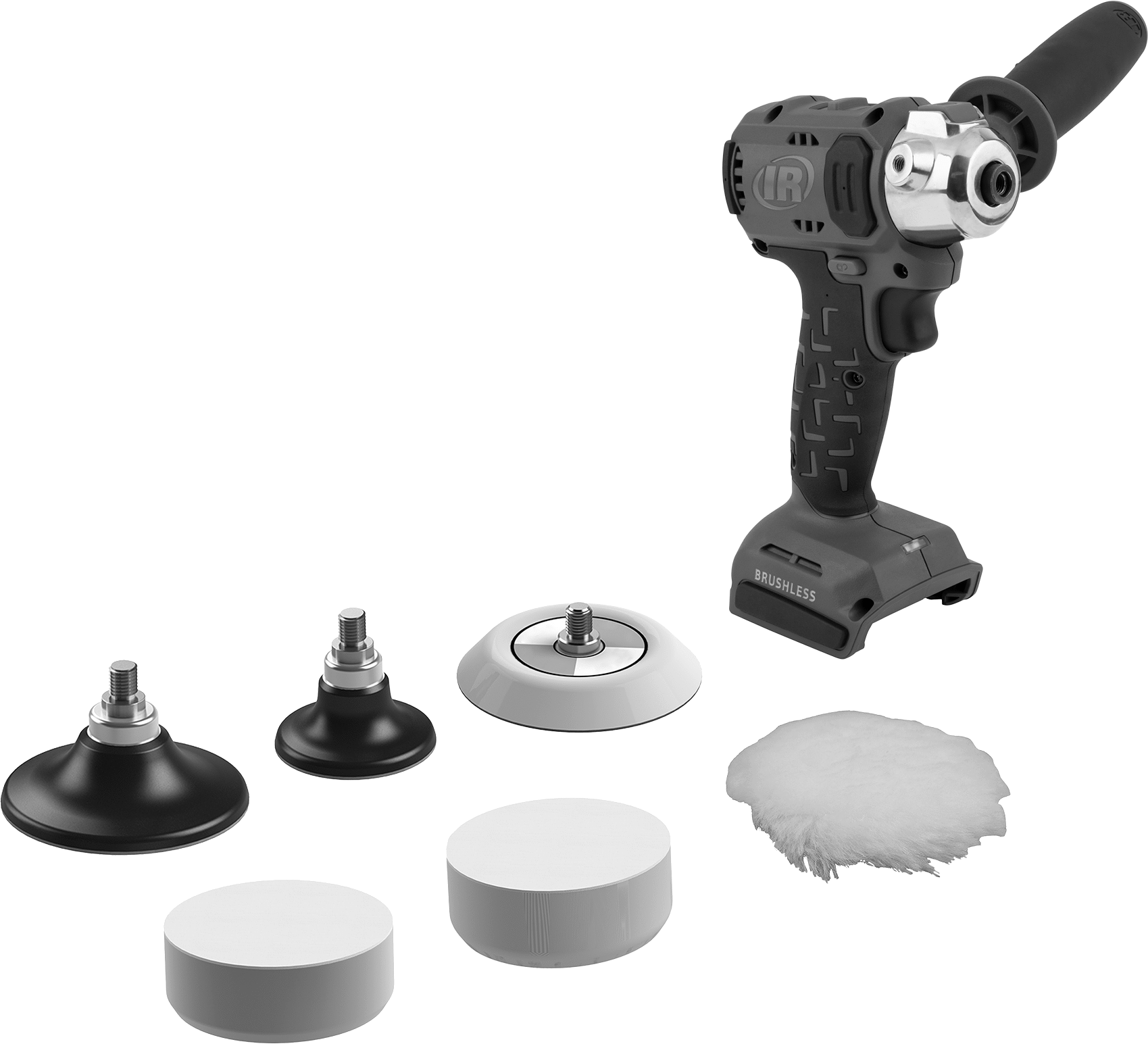 Akülü Disk Zımpara Makinesi, Ingersoll Rand G4621, 20V DC — Pil, Disk, Değişken
