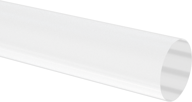 Şeffaf, Kolay Şekillendirilebilir PETG Çubuk, 1/8" Çap, 6 Fit Uzunluk