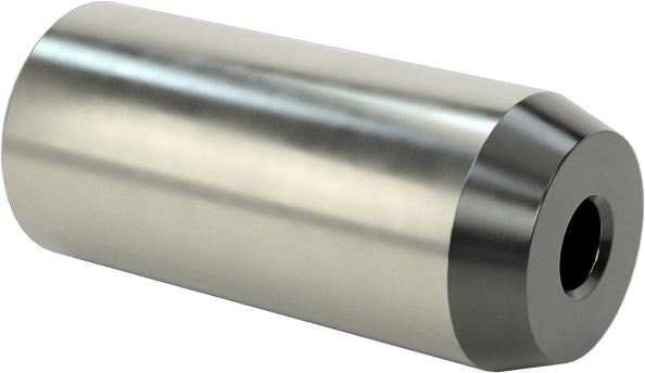 Presle Takılan Matkap Burcu, Bir Ucunda Pahlı, 1.25 mm İç Çap, 4 mm Dış Çap, 9 mm Uzunluk