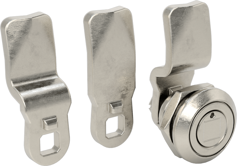 Titreşime Dayanıklı Kare Tırnaklı Kam Kilidi, 316 Paslanmaz Çelik — Kare Kama, 316 Stainless Steel, Stainless Steel, Metal, Plastik, Ahşap