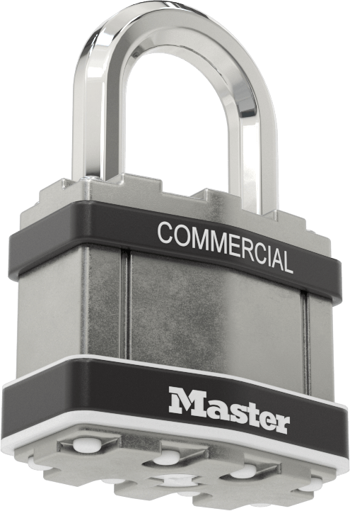 Hava Koşullarına Dayanıklı Eş Anahtarlı Asma Kilit, Sekizgen Şakel, Master Lock M1Kasts, Anahtar Numarası, 0356