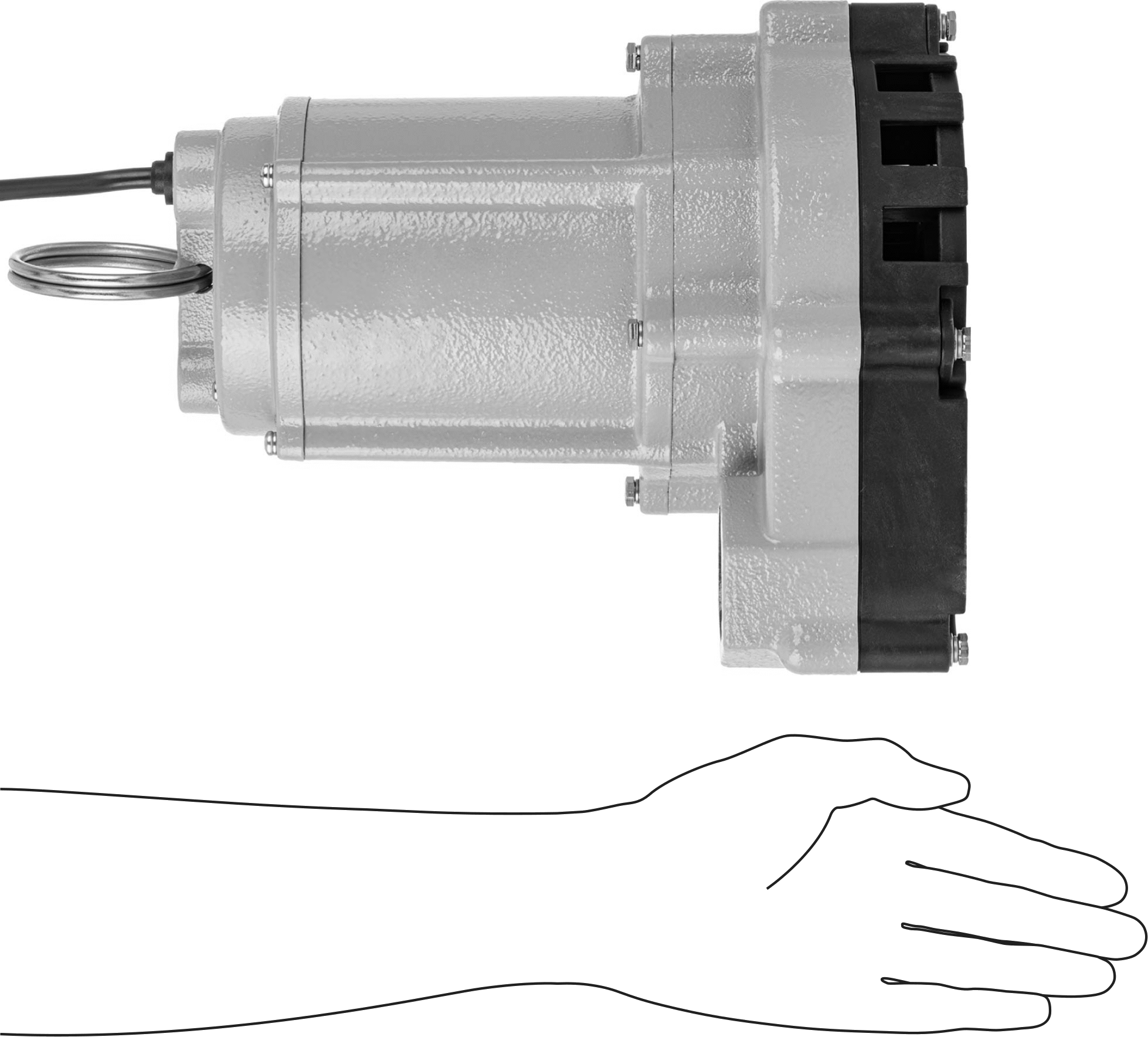 Küçük Katı Maddeler İçeren Su için Tahliye Pompası, Yüksek Akışlı, Anahtar Olmadan, 120V AC, 2/5 hp