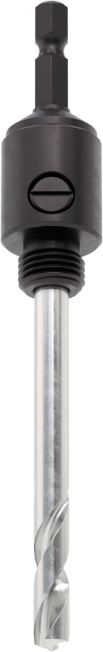 Delik Testere için 3-5/8" Uzunlukta Matkap Ucu ile 1/4" Şaft Mil — Matkap Presleri, El Matkapları, 1⁄4", Altıgen