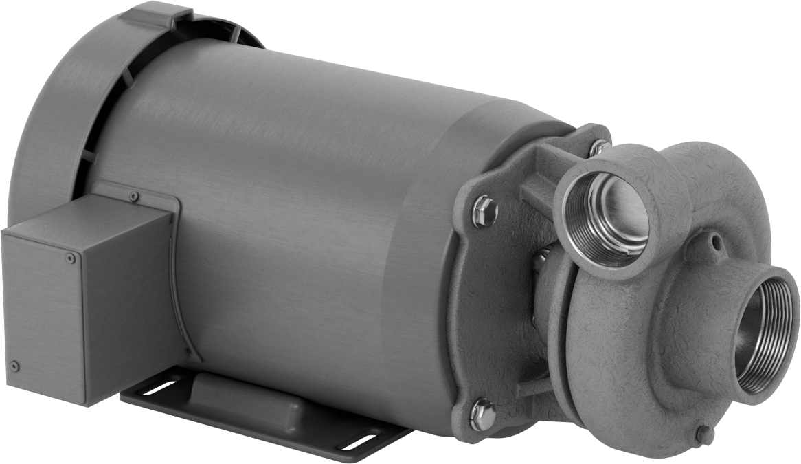 Yüksek Verimli Sirkülasyon Pompası, Su için, Soğutma Sıvıları ve Yağ, 208-240/460V AC, 3 hp — 3 hp, 1 1⁄2, 208V AC to 240V AC, 460V AC