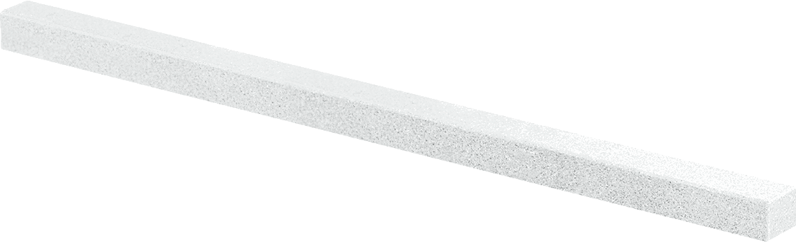 Seramik Alümina Bileme Taşı, Tek Kum, Kare, 1400 Kum, 5 inç Uzunluk x 1/4 inç Genişlik — Kare, Ceramic, Ceramic Alumina, Ultra Fine