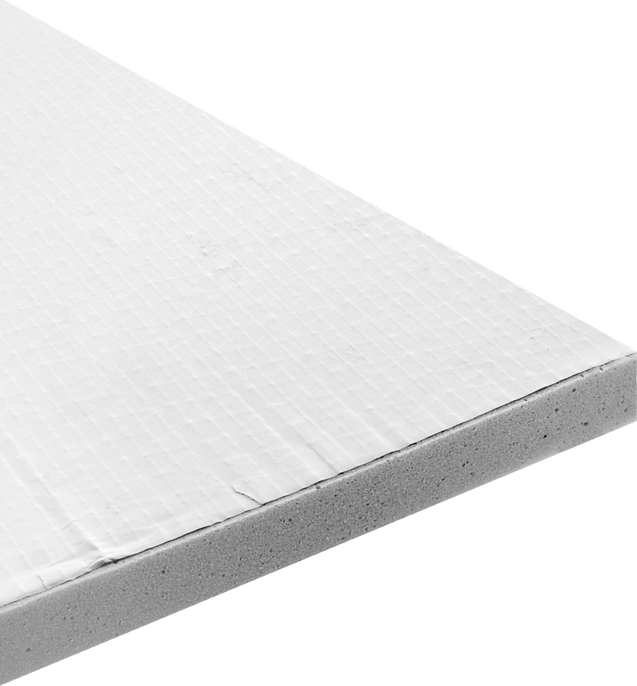 Hafif Melamin Yalıtım Levhası, Kraft Kağıt Kaplamalı, 1/2" Kalınlık x 24" Genişlik x 4 Fit Uzunluk