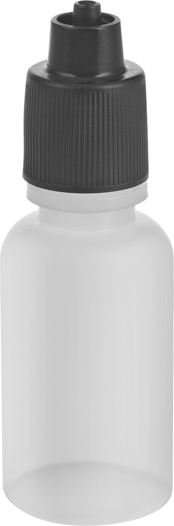 Luer Kilit Bağlantılı Sıkma Şişeleri, 1/2 FL oz Kapasite