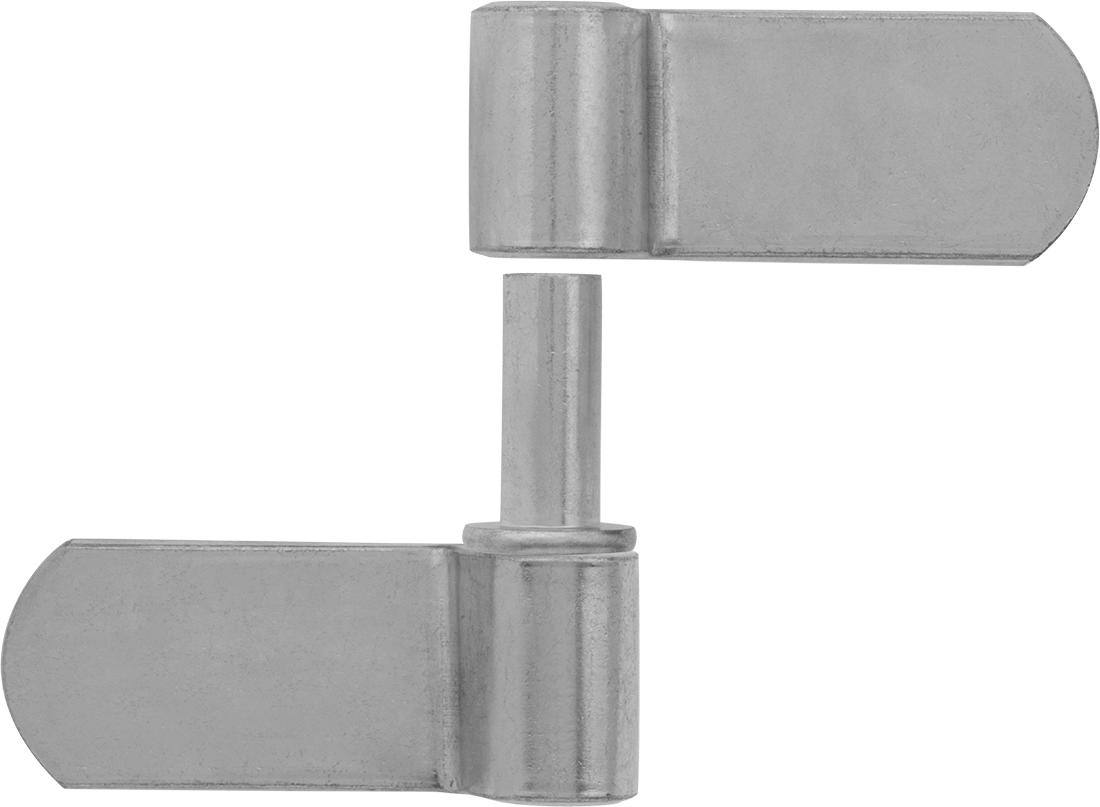 Delikli Olmayan Kaldırma Menteşesi, Çinko Kaplı Düşük Karbonlu Çelik, 1-1/4" x 2-11/16" Kapı Kanadı — Çinko Kaplı Çelik, Kaldırma, Delikli