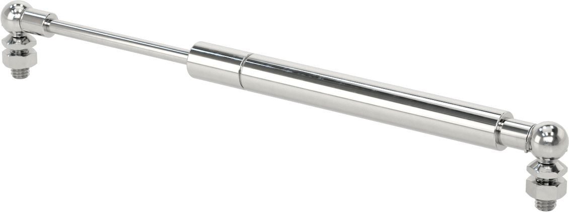 Paslanma ve Aşınmaya Dayanıklı Lineer Hız Sınırlayıcı, Uzatma, 3" Strok Uzunluğu, 10 inç Uzatılmış Uzunluk