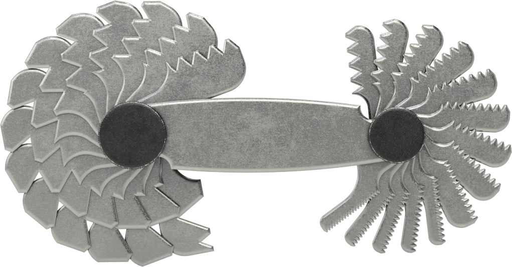 27 Tanımlayıcı, Diş/İnç, Starrett Numara 155 — Bolts, Nuts, Screws, Threaded Rods, 27, Çelik