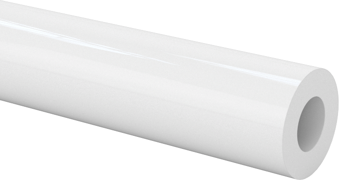 Neme Dayanıklı Sert Asetal Plastik Boru, Hava ve Su için, 1/8" İç Çap, 1/4" Dış Çap, 5 Fit Uzunluk