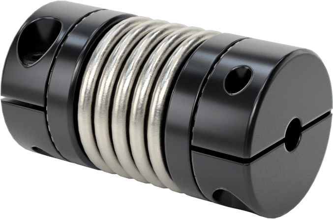 Yüksek Hızlı Hassas Esnek Mil Kaplini, 5 mm x 3 mm şaft çapı için, 27.3 mm Toplam Uzunluk