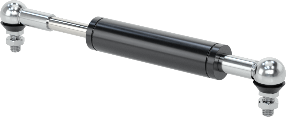 Sıkıştırma ve Uzatma Lineer Hız Sınırlayıcı, 1" Strok Uzunluğu, 5.3" Uzatılmış Uzunluk