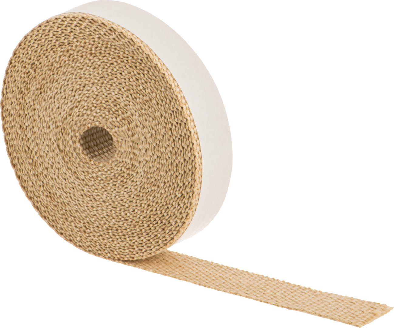 Yüksek Sıcaklık Seramik Elyaf Boru Yalıtımı, Kalsiyum Alüminyum Silikat, 25 Fit Uzunluk x 1" Genişlik x 1/32" Kalınlık