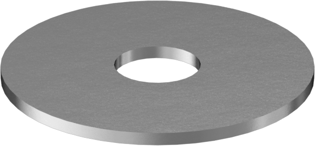 316 Paslanmaz Çelik ASME Pul, 0 Numaralı Vida Boyutu için, Standart ASME Tanımı — 0.188", 316 Stainless Steel, Stainless Steel, Düz