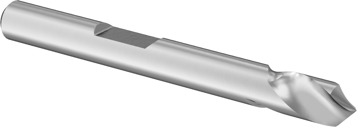 Kaplamasız Kobalt Çelik Matkap/Frez Parmak Frez, 2 Yiv, 6 mm Freze Çapı