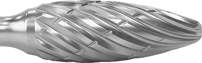 1/4" Çaplı Şaftlı Karbür Freze Ucu, Alev, Ticaret No.