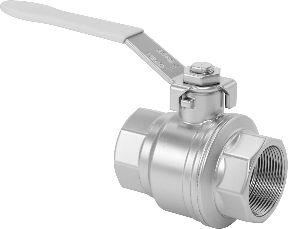 Dişli Açma/Kapama Vanası, Kolu Olan Pirinç, 2-1/2 NPT Dişi x 2-1/2 NPT Dişi