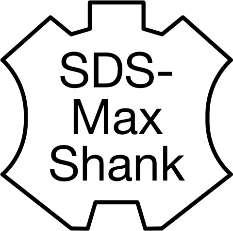 Döner Çekiçler için Matkap Ucu Şaft Adaptörleri, SDS-Max Şaftlı SDS-Plus Uçlar için