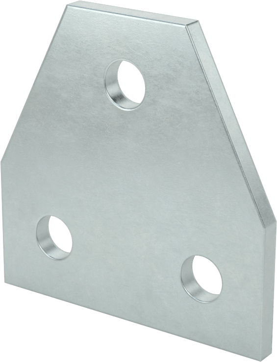 Strut Kanalı Braketi, T, 304 Paslanmaz Çelik, 1-7/8" Uzunluk