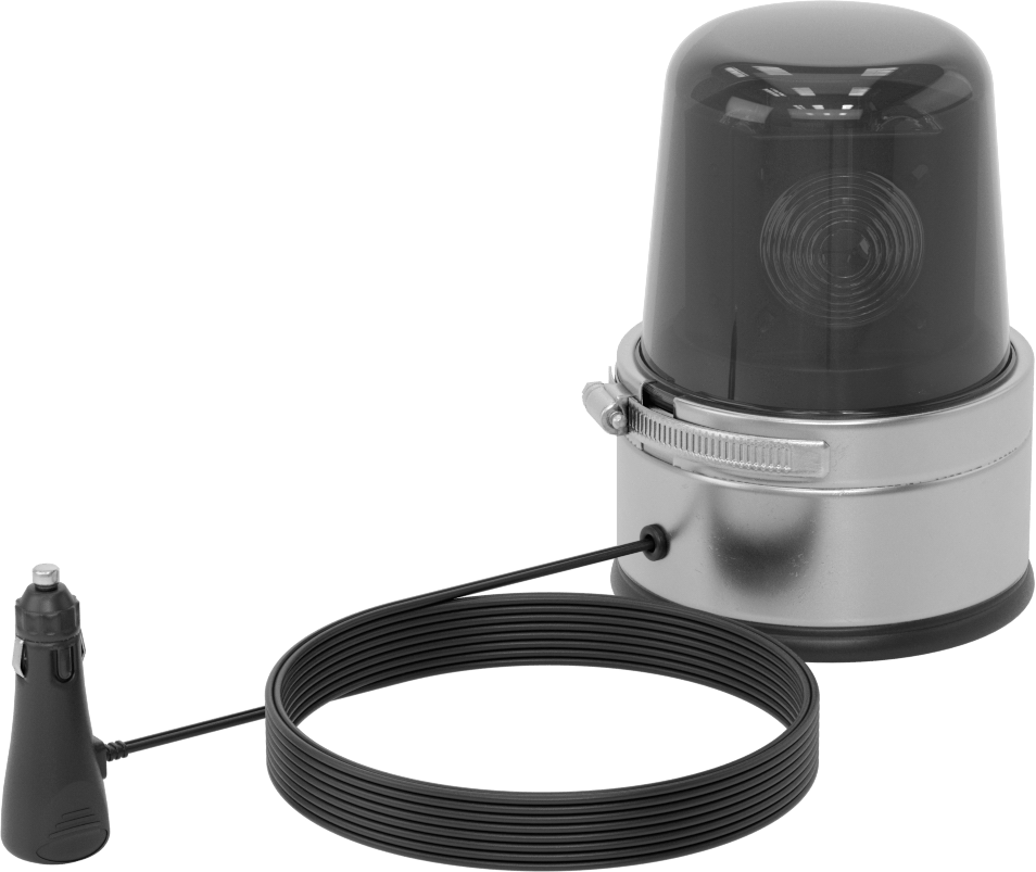 Plastik Dönen LED Işık, Araç Fişili, 12V