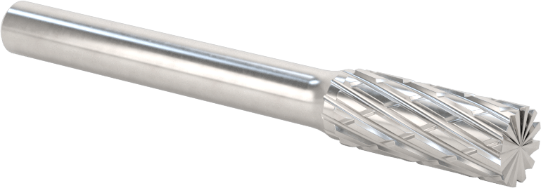 1/4" Çaplı Şaftlı Karbür Freze Ucu, Düz Kesici Silindir, Ticaret No. Sb-2, Talaş Kırıcılı — Silindir, 1⁄4", 5⁄16"